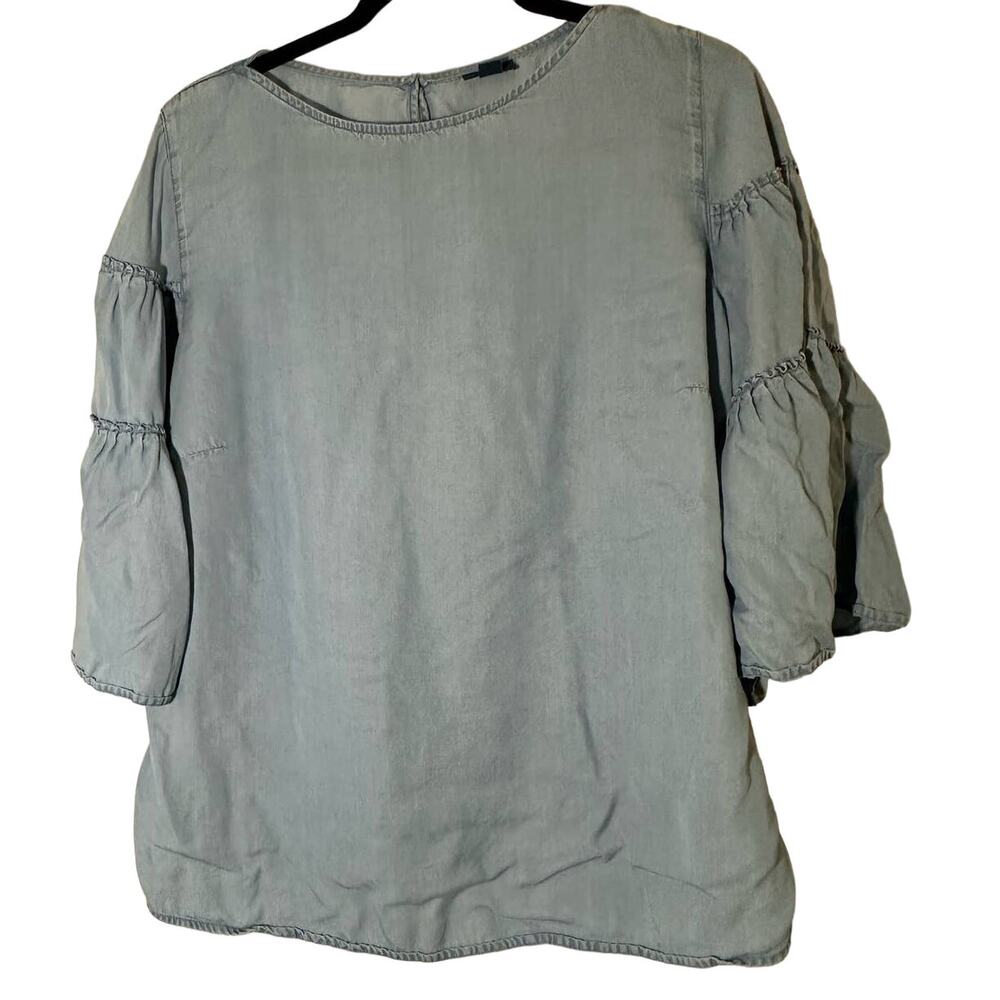 J. Jill Denim Blouse Size Large
